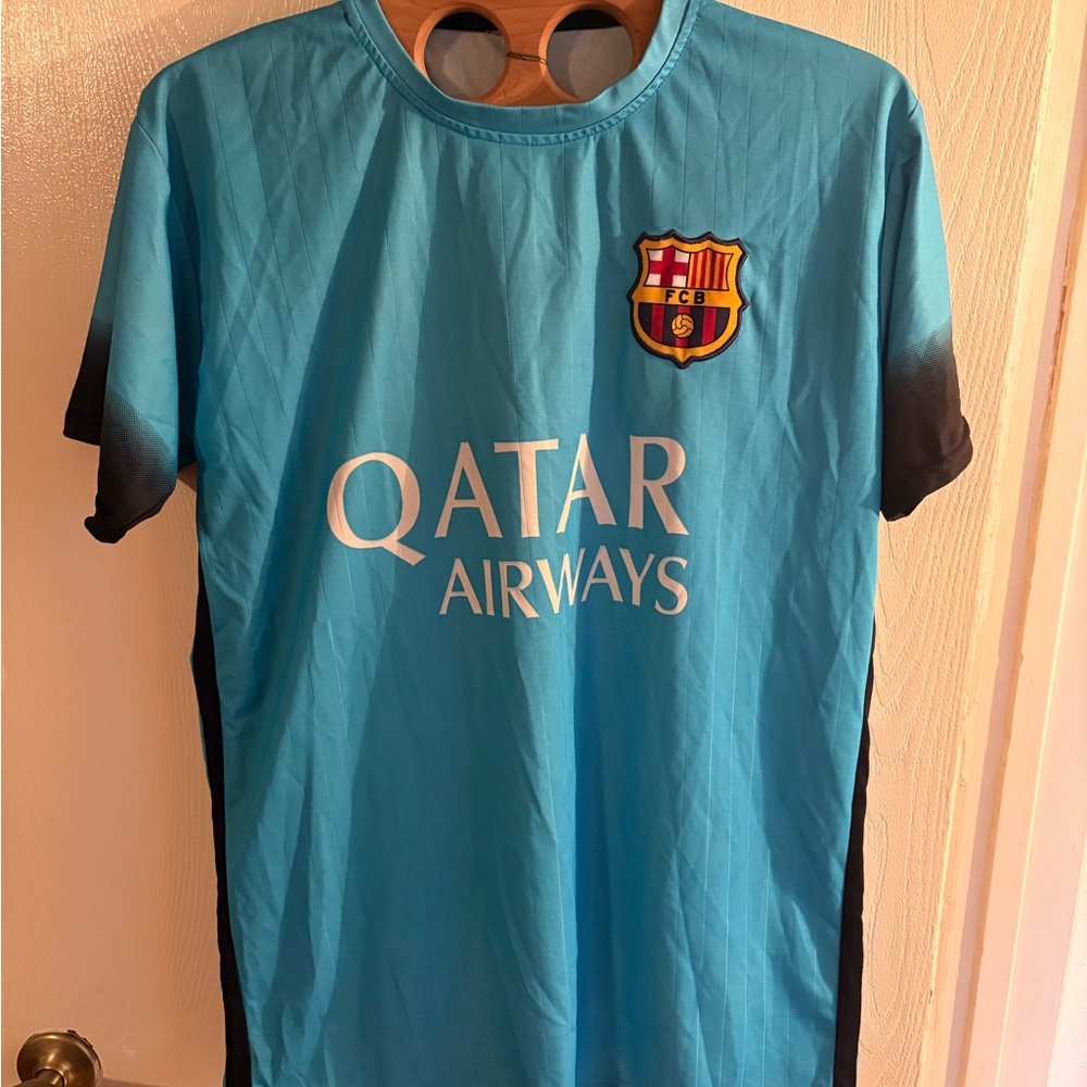 FC Barcelona Qatar Airways Soccer Jersey